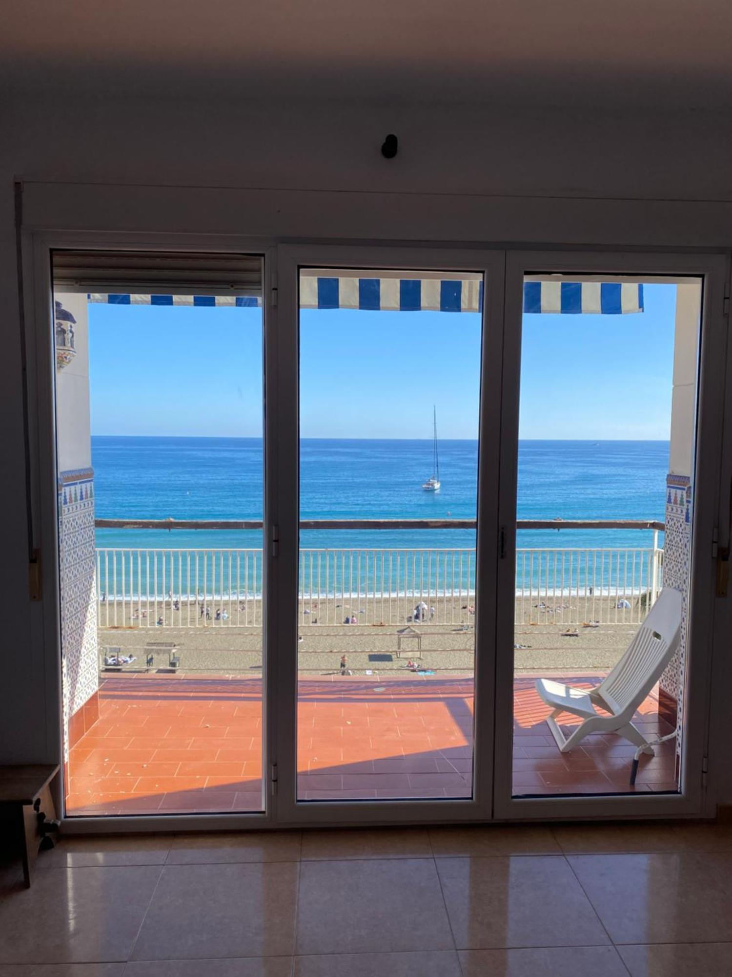 Apartamento Con Terraza Vista Al Mar Malagueta Малага Екстер'єр фото